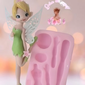 Stampo in silicone principessa / Stampo in argilla principessa / Principessa in argilla polimerica / Stampo in silicone per resina / Stampo in silicone Bambole carine / Artigianato in argilla