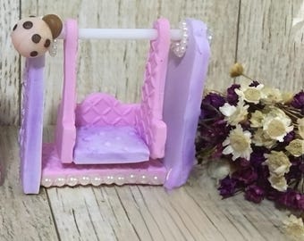 Mini Porch Swing Clay Cutter For Dollhouse | Farmhouse | Frame Porch Swing | Clay Cutter Swing For Dolls | Swing Kids Toy