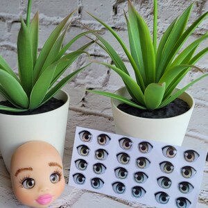 Eyes 3D Stickers,Ojos 3D ojos autoadhesivos ,cold porcelain,porcelana fria,foam art, crafts for dolls,adhesive sticker3d