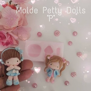 Silicone Mold Petty Doll P, Silicone mold dolls.