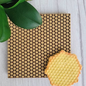 Honeycomb Texture Mat | Seamless Polymer Clay Texture| Embossing texture| Clay Tools | Clay Earring Tools| Polymer Clay Tools| Clay Textures