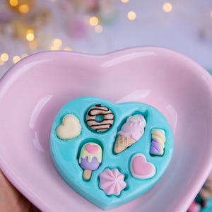 Dessert silicone mold | Mini silicone mold food Dessert | Jewelry Clay Mold | Soapmaking mold | Candies Shape Silicone Mold | Ice-cream mold