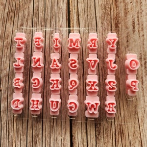 Set of 26 Pcs Letters Alphabet Clay Cutters - Shape Cutter-cookie ...