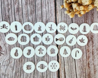 Disques pour extrudeuse d'argile, jeu de 25 | Disque de forme pour extrudeuse pour porcelaine à froid | Cercle de disques d'extrudeuse |  Pâte polymère, outils de fondant
