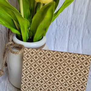 Floral Rubber Texture Mat for polymer clay| Clay stamp| Texture mat| porcelain cold texture mat/ceramics| Polymer Clay Tools| Earring Making