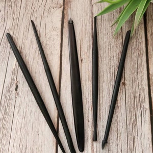 Black Tools sculpting | Stainless steel double ended sculpting tool | Smooth Sculpting Set | Carver tool | Pottery Sculpting Tools Clay
