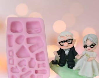 Up Inspired Silicone Mold Movie/tv Cartoon Character Inspired