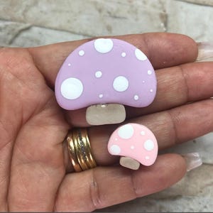 Niedliche Pilze Polymer Clay Cutter - Werkzeuge Ohrringe Schmuck machen - Wald Pilz Ausstechform - Polymer Clay Cutter Ohrringe -