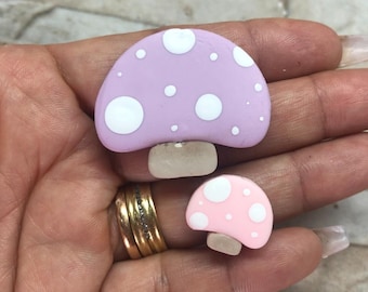 Leuke paddenstoelen polymeerklei uitsnijder - gereedschap oorbellen sieraden maken - bospaddestoel koekje - polymeerklei uitsteker oorbellen -