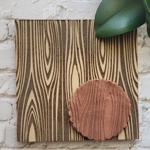 Polymer clay texture sheet 14x14 cm. Tree Bark,Clay stamp,Texture mat,texturizador de caucho,tapete texturizador,porcelain cold texture mat.