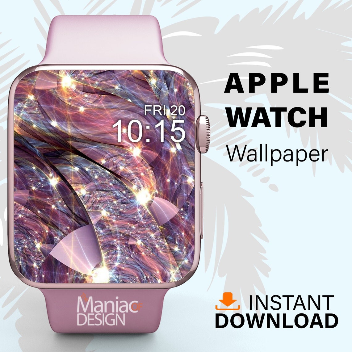 Apple Watch Wallpaper Luxury Shiny Wallpaper Apple Watch Face | Etsy