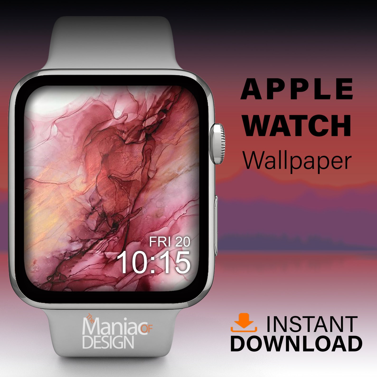 Apple Watch Face Aesthetic Marble Wallpaper Change for Your - Etsy