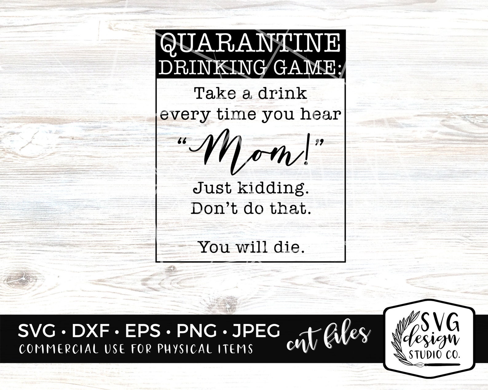 Quarantine Drinking Game SVG Quarantine Drinking Svg Etsy