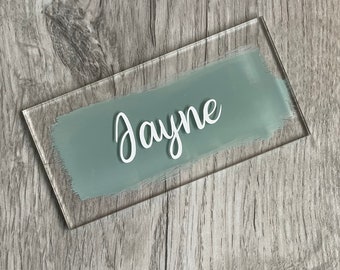 Sage Green Wedding Name Places, Handmade Beautiful White Font. Perfect for weddings parties baby showers bridal showers hen party