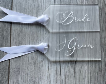 Frosted Tag Name Places - Weddings - Celebration - Parties