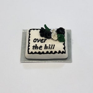 1:12 Scale Over the Hill Birthday Cake