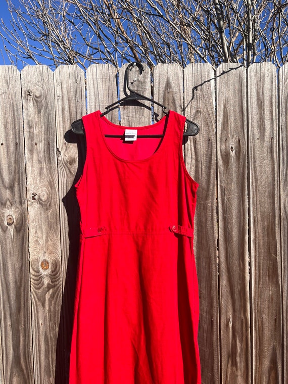 Vintage 1990s Bobbie Brooks Red dress