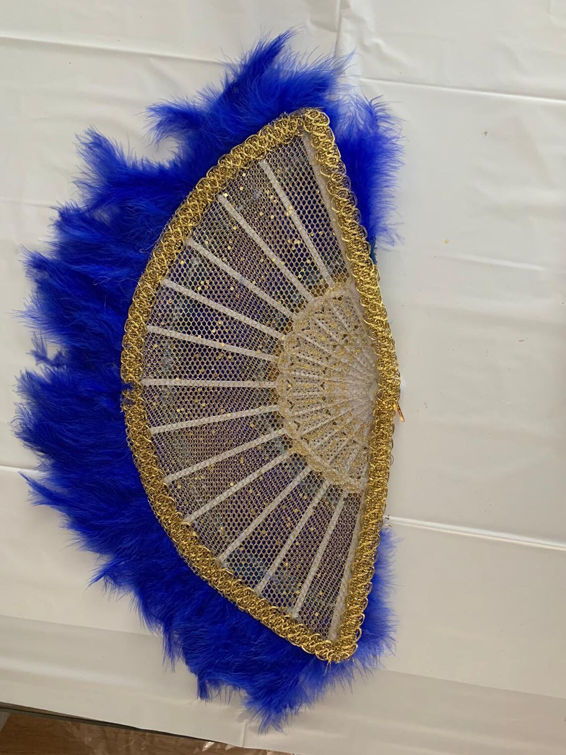 African bridal feather fan large Etsy