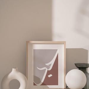 Hub - Love in Minimalist Arabic Calligraphy, muslim couple gift, Islamic Home Decoration, Islamic Postcard Art, Islam Art Print poster image 5