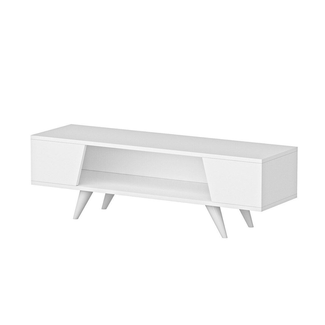 White TV Unit Modern TV Stand Etsy Australia