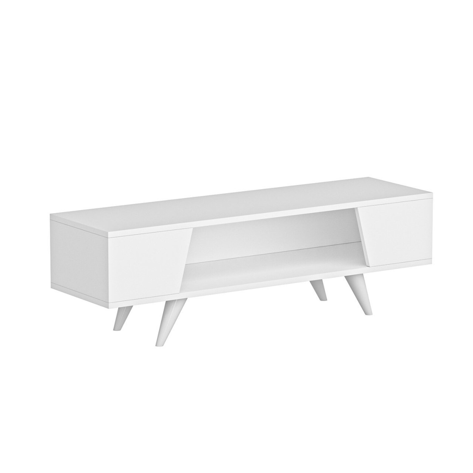 White TV Unit Modern TV Stand Etsy Australia