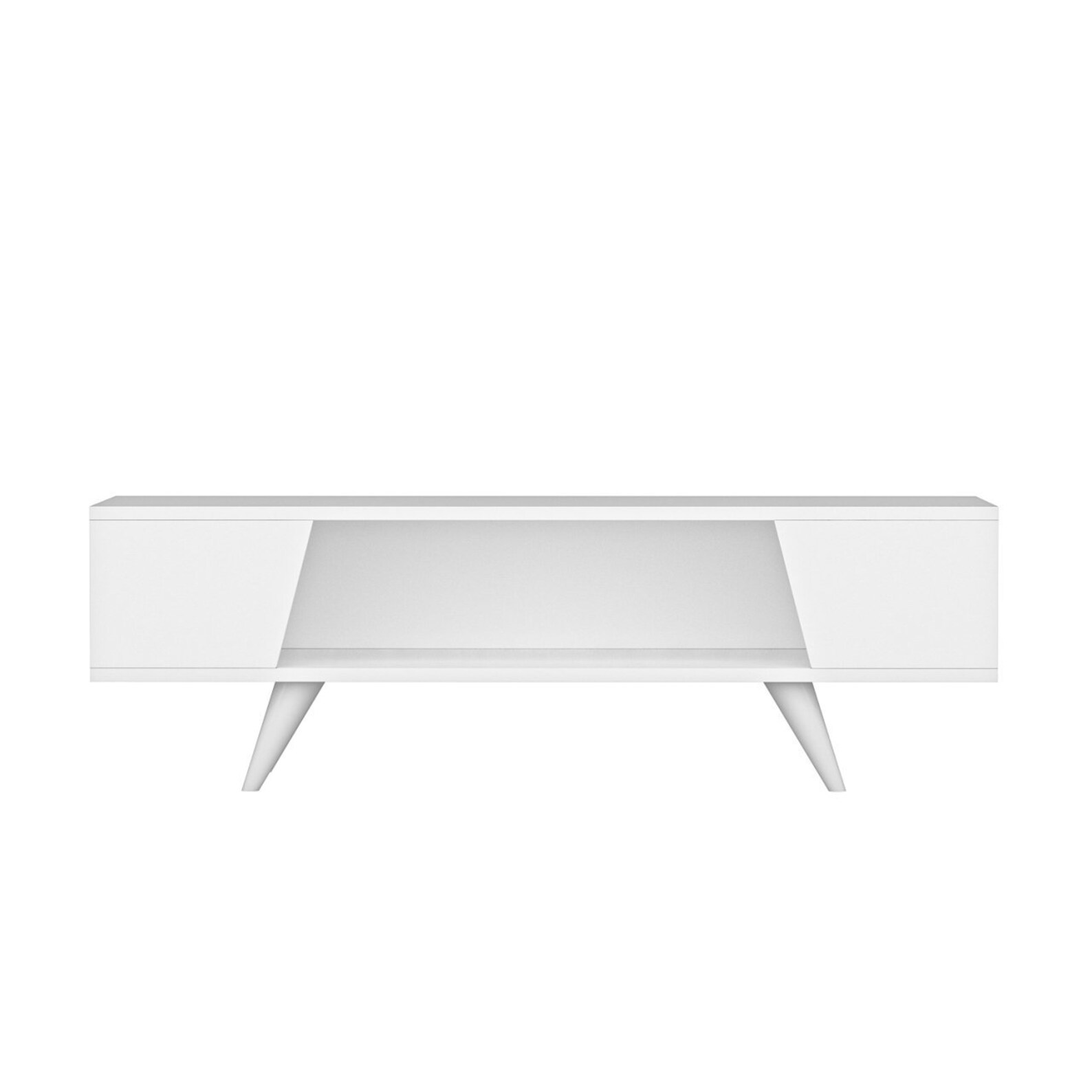 White TV Unit Modern TV Stand Etsy Australia