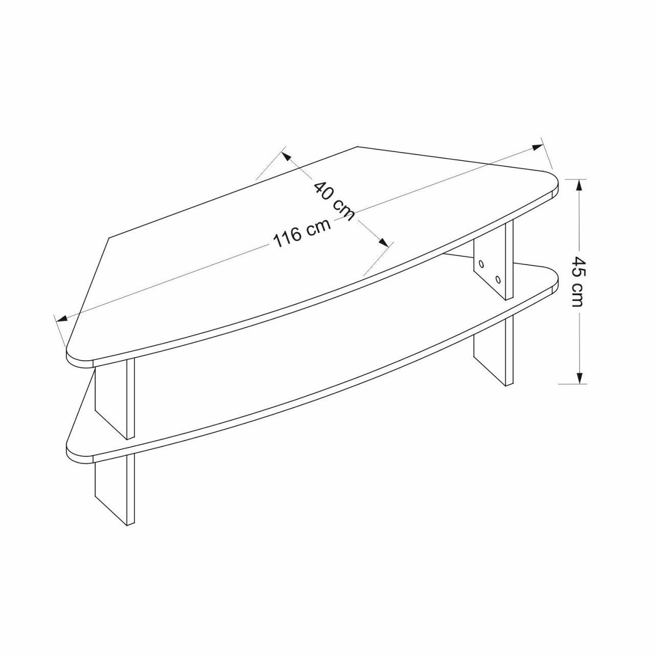 Corner Tv Unit Wooden Decorative Tv Stand Etsy
