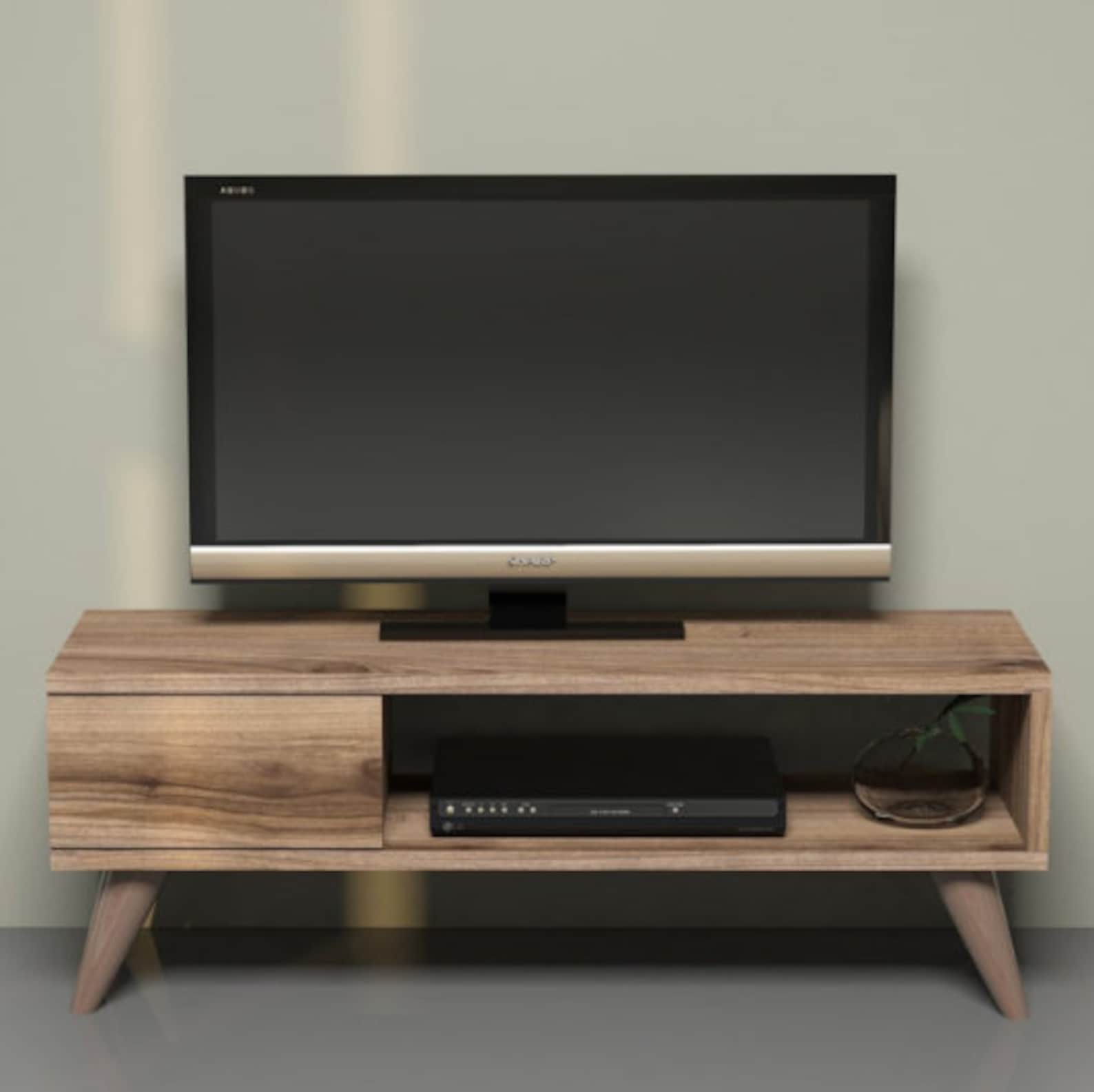 Basic Tv Unit Decorative Tv Stand Etsy