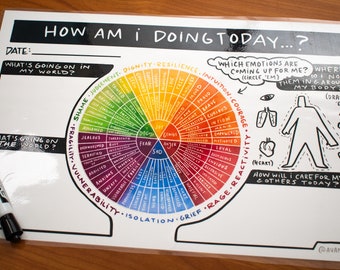 Emotions Check In: Wipeable Worksheet