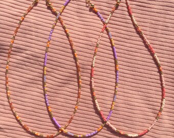 Sunrise Beaded Necklaces