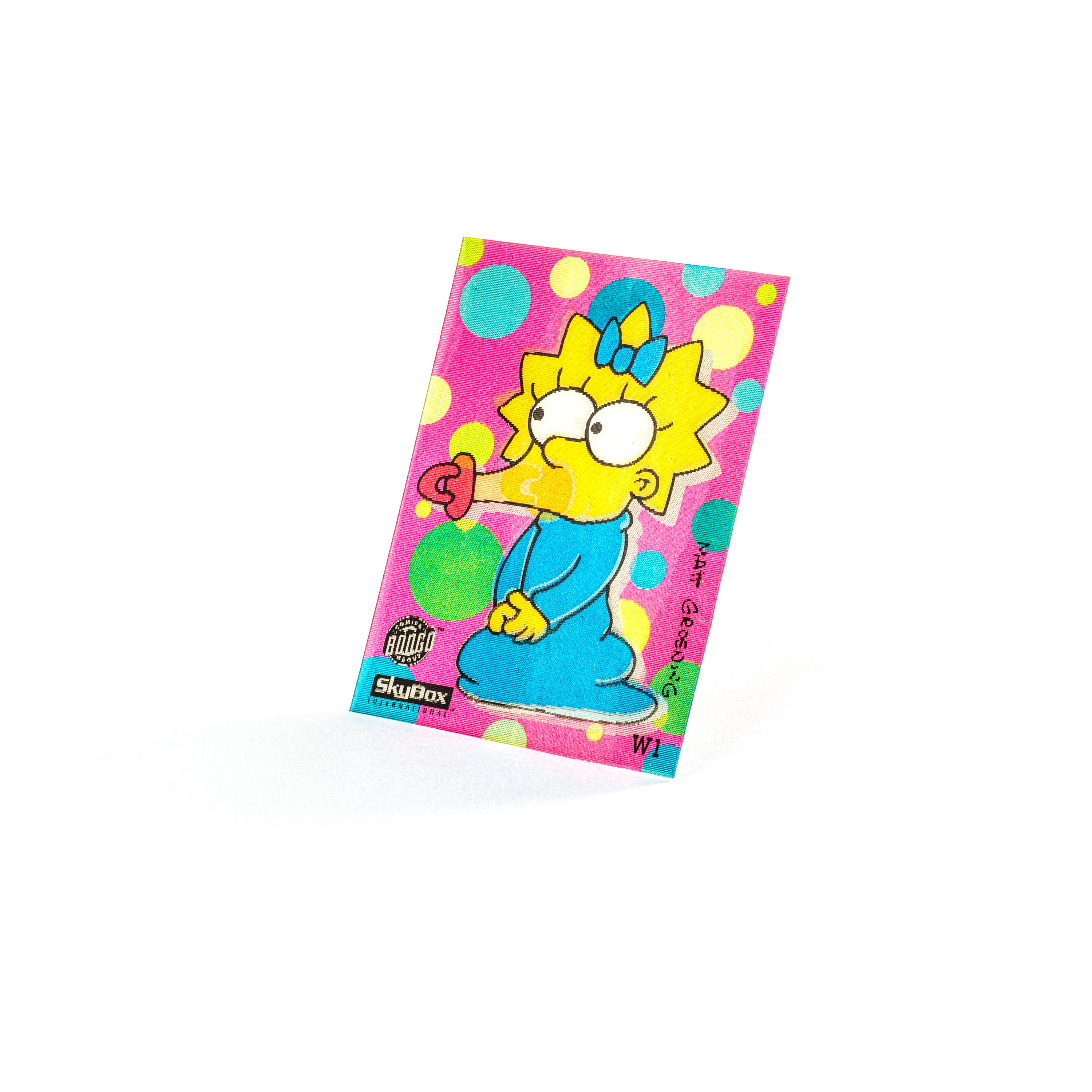 Maggie Simpson W1 Simpsons Trading Card Series 1 Etsy UK