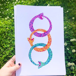 The End is the Beginning is the End A4 Art Print