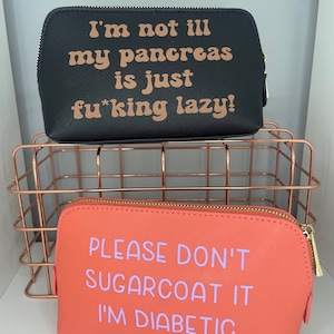 Diabetes Medication & Insulin Injection Bag | Insulin Pump Case | Type 1 Diabetic Bag | Insulin Inside | Sugar | Blood Glucose | Diabetic |