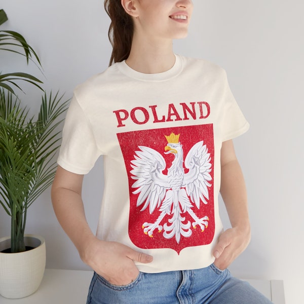 Poland Shirt Coat of Arms Unisex Adult T-shirt