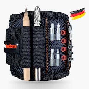 Magnetarmband Handwerker, optional mit LED Magnetstab – Weihnachtsgeschenk für Männer, Papa & Freund, Geschenkidee für Ihn