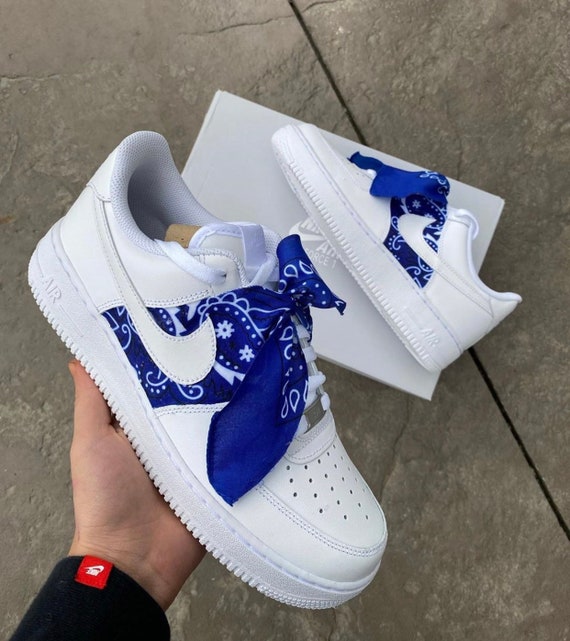 air forces with blue bandana