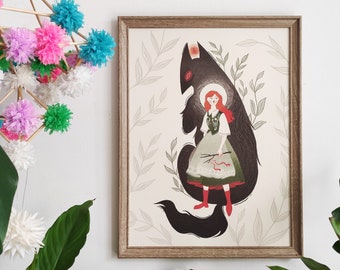 Marzanna • art print • Polish folklore