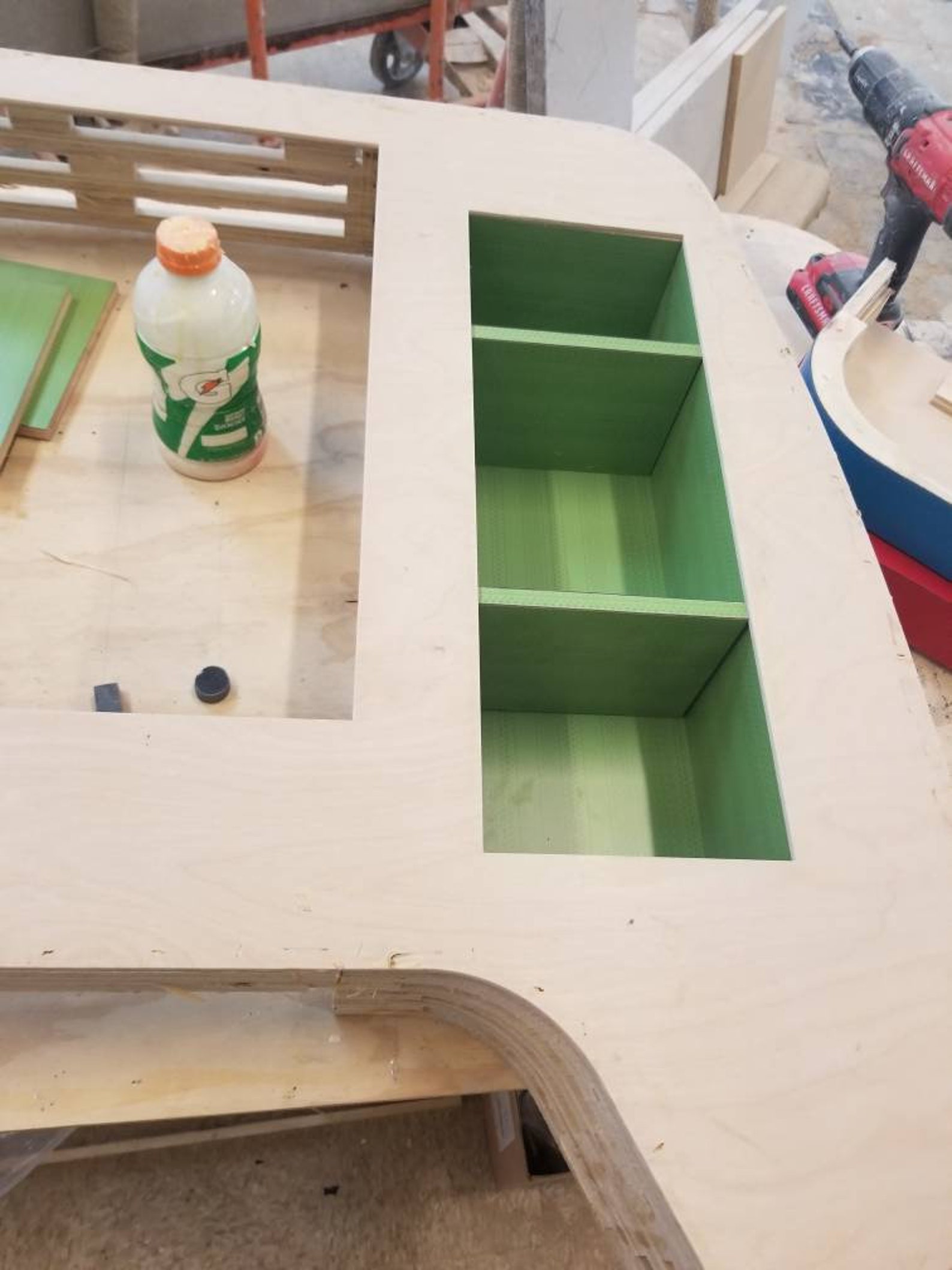 50 in Nintendo switch tv frame with shelves Etsy