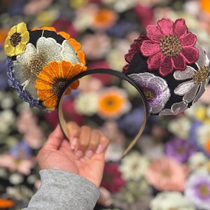 Flower Mouse Ears | Flower Mickey Ears | Epcot Flower & Garden Festival | Minnie Ears | Flower Minnie Ears | Epcot Festival | Disney World