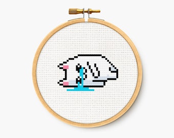 Crying Cat Meme - Cross Stitch Pattern - Funny Embroidery Chart - Digital PDF