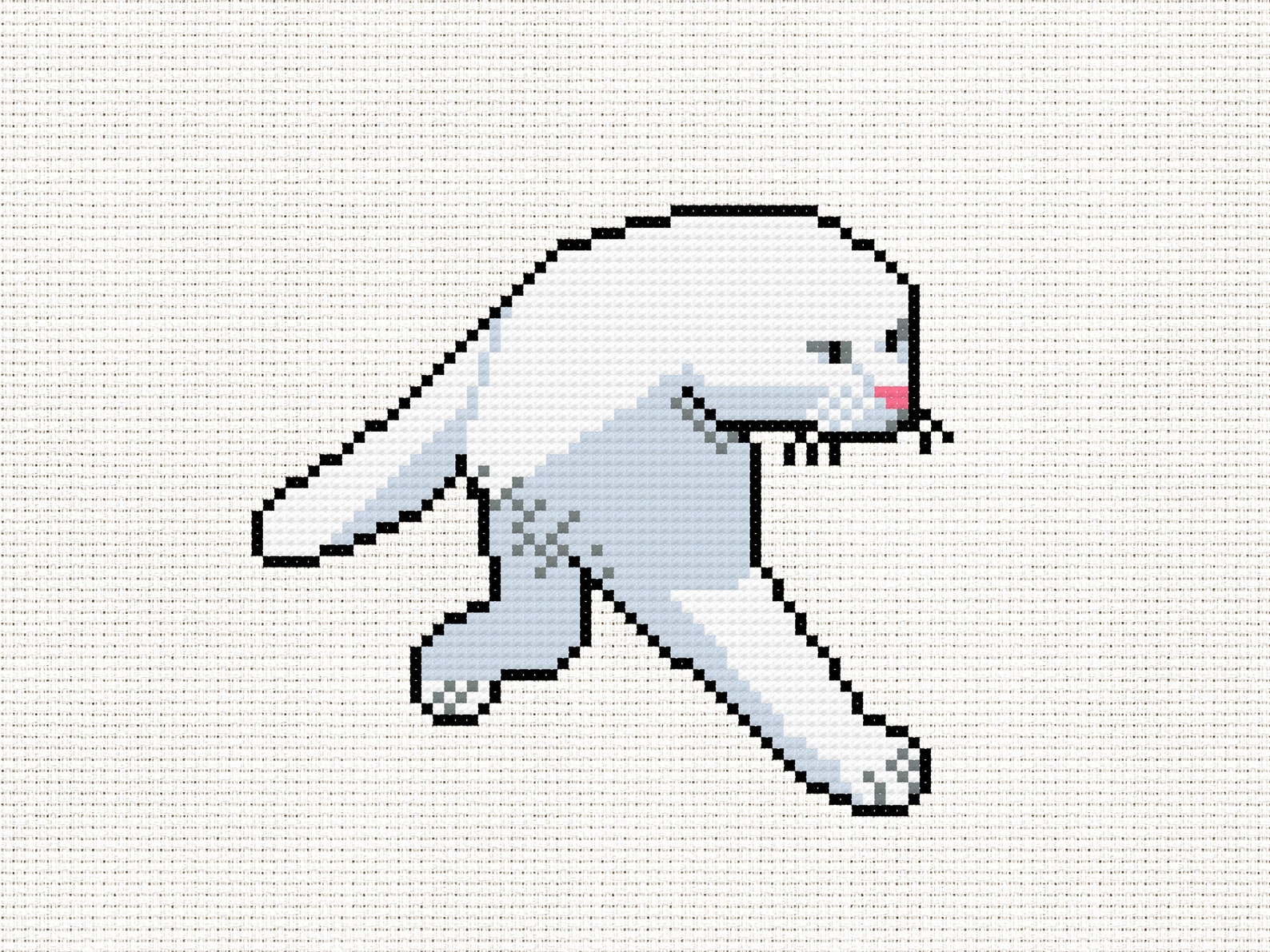 Running Half Cat Meme Cross Stitch Pattern Funny - Etsy