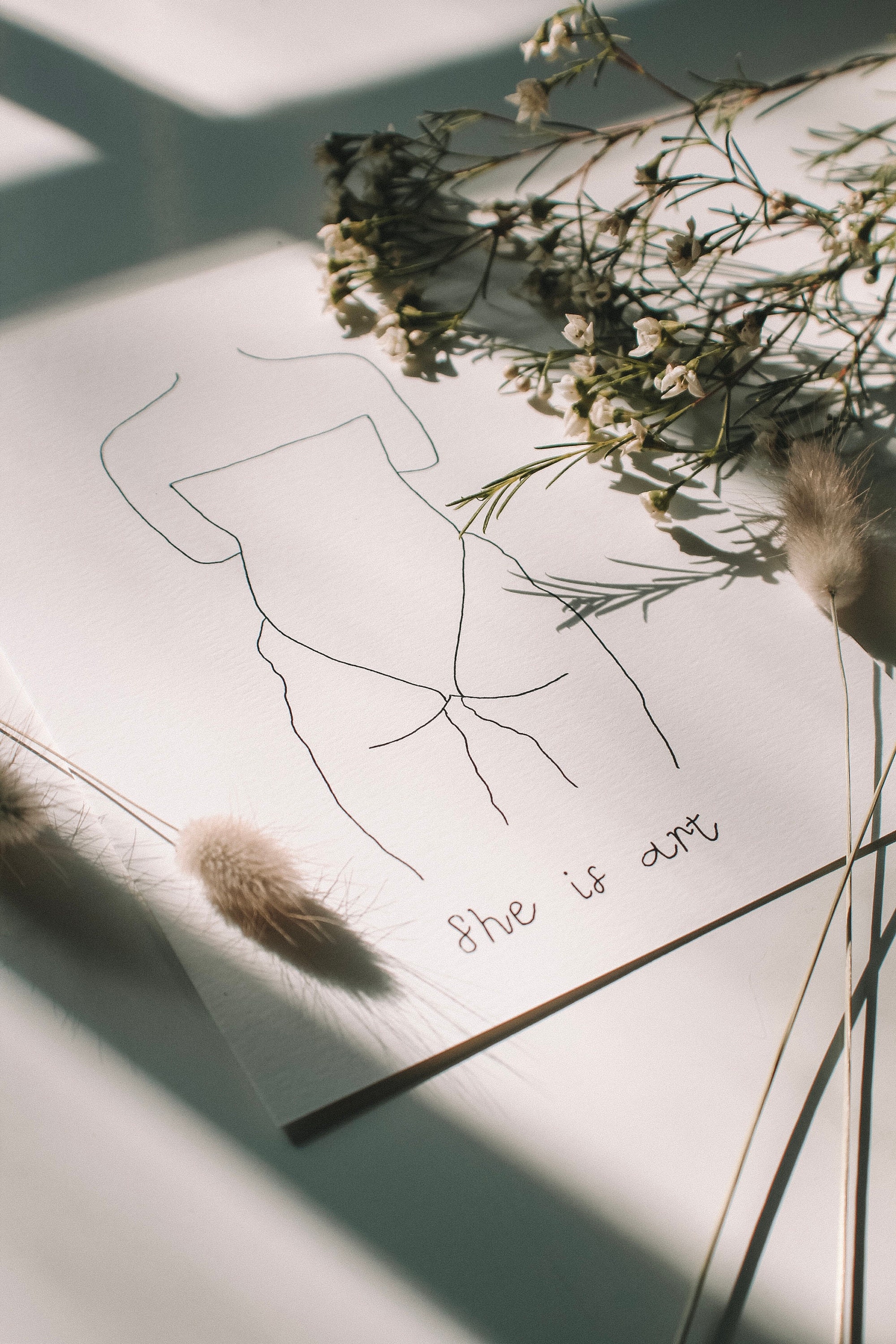 She is Art Print 2 Etsy