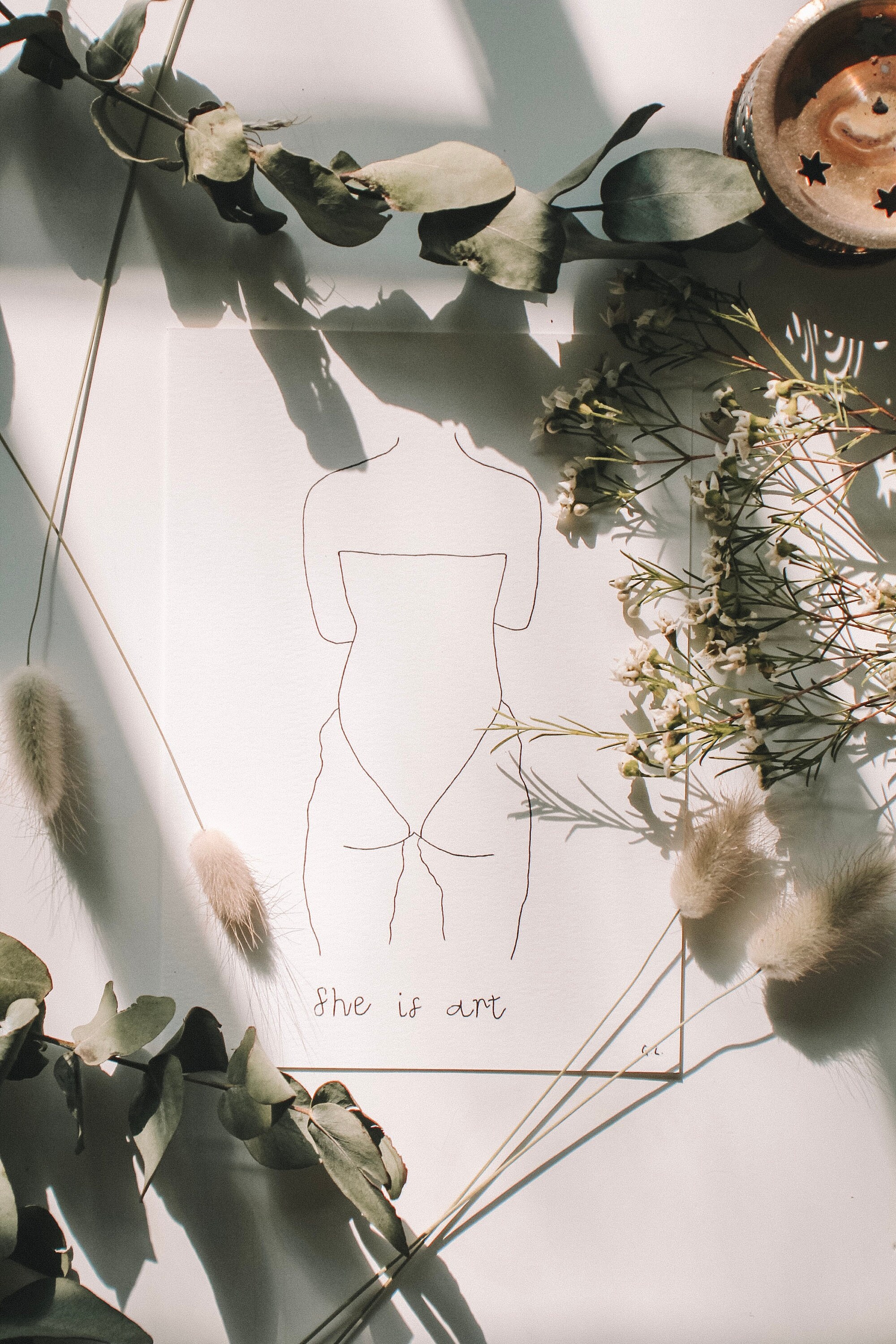 She is Art Print 2 Etsy