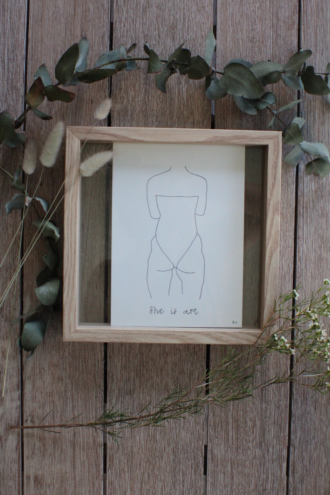 She is Art Print 2 Etsy