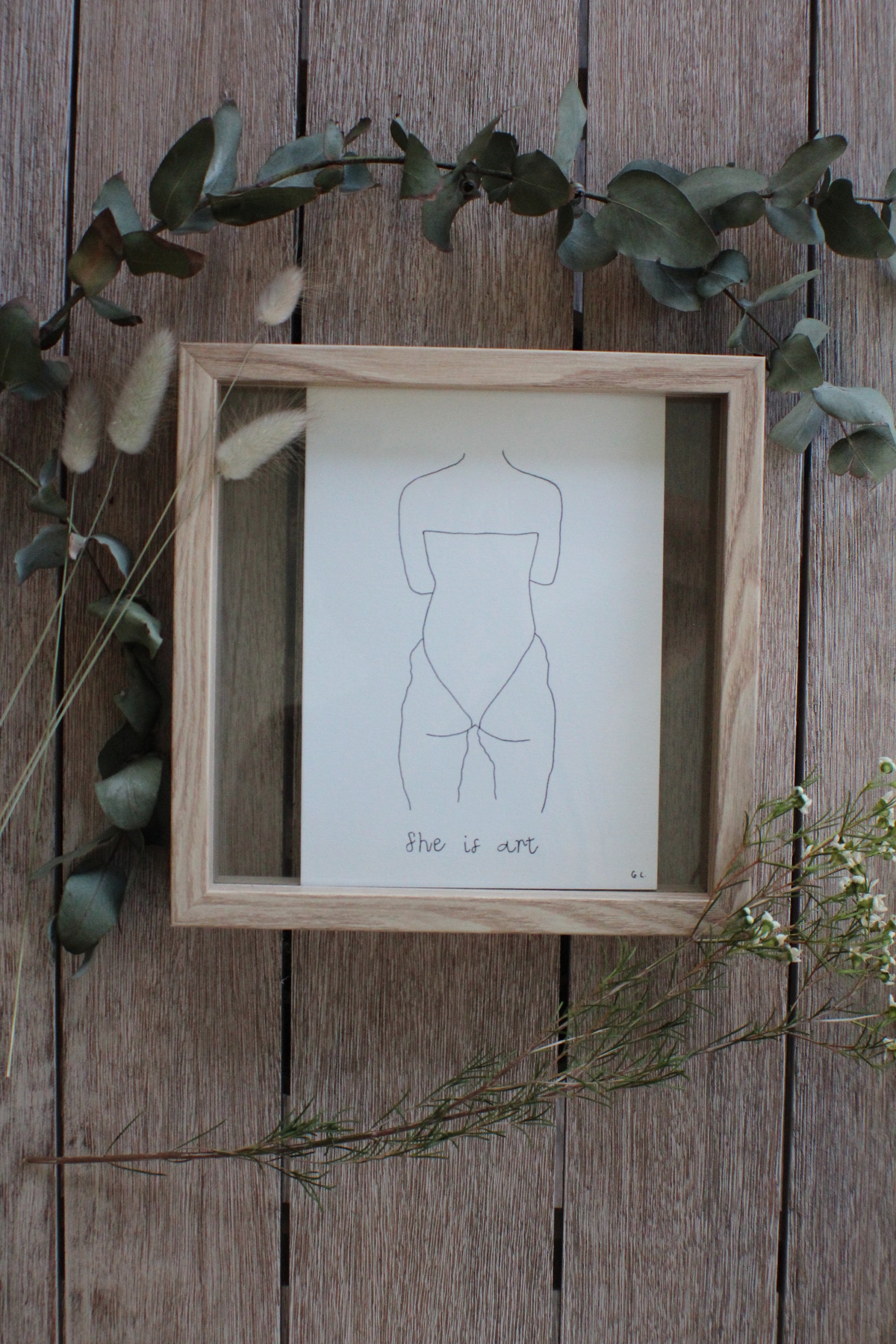 She is Art Print 2 Etsy