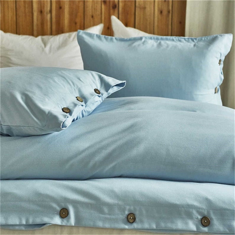 Pure cotton Duvet Cover Beautiful Button closure handmade Etsy