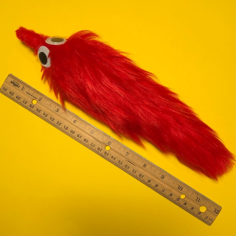 fluffy worm on a string plushies image 3