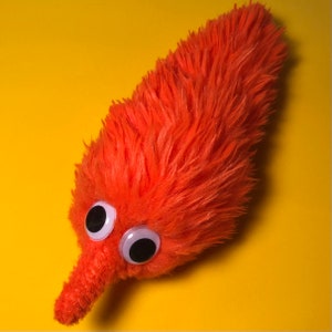 fluffy worm on a string plushies image 4