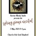 PIANO RECITAL INVITATION Template With Free Comment Card Included ...