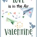 AIRPLANE VALENTINE Templates-hot Air Balloons-paper Airplanes ...